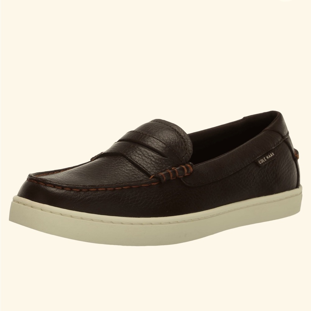 Cole Haan Nantucket Penny Slip On Dark Chocolate Men’s Size 12M - Picture 1 of 10